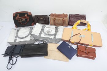 Lot Of Assorted Totes And Hand Bags Some New