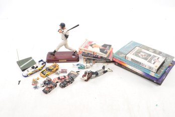 Sports Lot NY Yankees Plus Derek Jeter Danbury Mint Pins Ornament Dallas Cowboys Tro Aikman Dale Earnhardt
