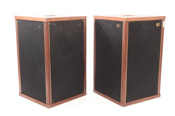 Vintage EPI Epicure Wood Cabinet Speakers