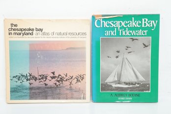Chesapeake Bay Regional History & Ecology, 2-Vol Lot, A. Aubrey Bodine, HC DJ, Illustrated Atlas