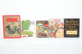 Chinese Cuisine & Ingredients, 5 Illustrated Hardcover Cookbooks, Step-by-Step Guides And Heritage Cooking