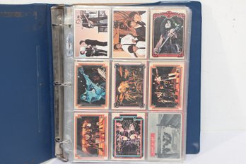 Non Sport Binder W/ The Beatles Kiss Batman Star Wars & More About 200 Cards