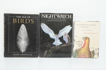 Ornithology & Natural History: The Age Of Birds, Nightwatch, And Bedside Book Of Birds, 3HC DJ