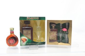 Lot Of Three (3) Bottles Of AMARETTO DISARONNO And AMARETTO Di AMORE Italian Liqueur In 750ml Bottles