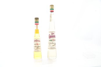Vintage Two Bottles Of Italian LIQUORE GALLIANO Speciality Of Ditta Arturo Vaccari