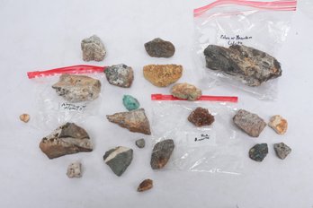Assorted Lot Mineral And Rock Specimens