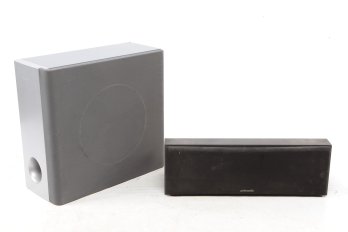 Sony Subwoofer Model SS-WS10 Speaker Plus Polk Audio Speaker