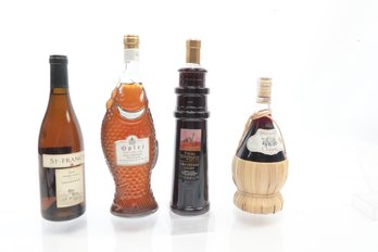 Group Of 4 Italian Wine Bottles - 750ml Bottles