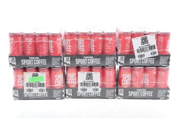Lot Of 6 Throne Sport Coffee, Cold Brew Cans, Salted Caramel 12 Packs