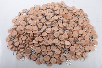 Large Lot Of Key Rings