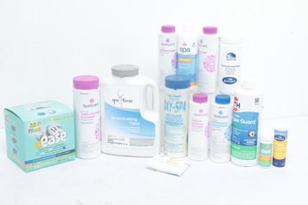 Lot Of Assorted Pool And Hot Tub Chemicals