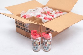 One Dozen 1990s Jack Daniels Bung Slinger Glasses