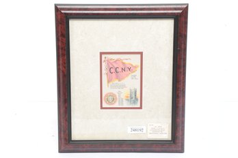 C. C. N. Y.  University Cigarette Silk Premium Circa 1900