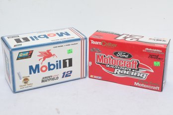 #12 Jeremy Mayfield Mobil1 And Elliot Sadler Ford Motorcraft Diecast Collectible Cars