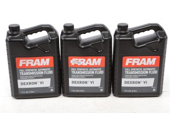 3 FRAM Dexron VI Full Synthetic Automatic Transmission Fluid -  1 Gallon Jugs