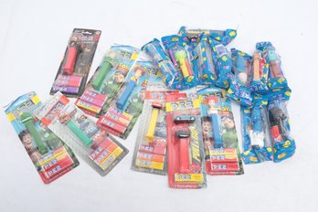 Mixed Lot Of N.O.S. PEZ Dispensers In Packages: Toy Story, Star Wars & More