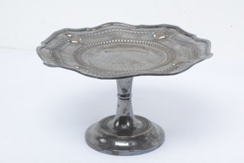 Edwardian 800 Silver  Reticulated Compote, London, 1912 Elegant Sterling Silver Tazza