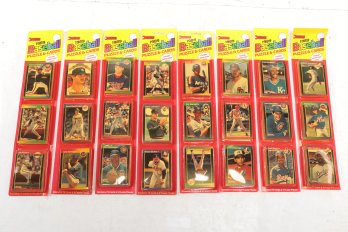 Seven 1989 Fleer Baseball Rack Packs Chance For A Mint Ken Griffey Jr Rookie Card.
