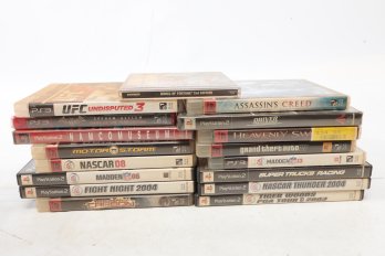 Play Station 1, 2, & 3 Game Lot Assassin's Greed Madden 06 Fight Night 04 Grand Theft Auto IV & More.