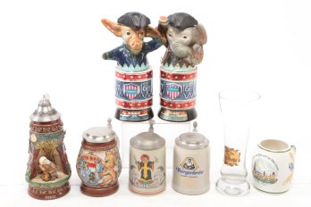 Beer Stein And Beer Glass Collection W/ Some Limited Editions.
