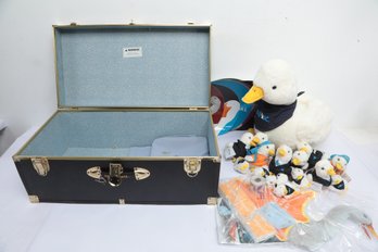 Aflac Rep Lot W/ Stuffed Ducks Including 24' Talking Plush
