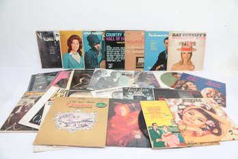 Assorted Record Lot Sonny James, Elvis, Jim Nabors, Etc.