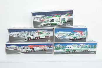 5pc Hess Collectible Truck Lot