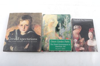 3 BOOKS ON ART, 1 New & Unopened - SARGENT PAINTING CHILDREN , AMERICAN ART, FLORAL