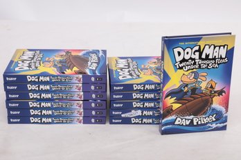Lot Of 12 Dog Man: Twenty Thousand Fleas Under The Sea: A Graphic Novel (Dog Man #11)