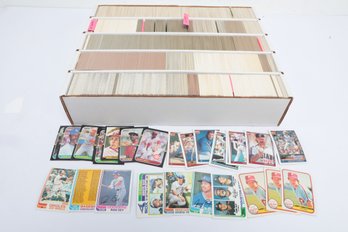 5000 Count Box Baseball Cards Topps, Don Russ, Flare From 1982 And Up.