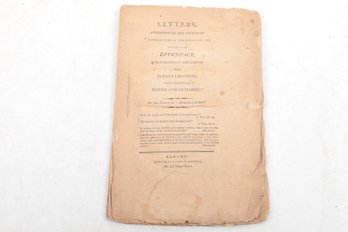 1806 Letters, Addressed To The Editor Of 'A Collection Of The Essays On The Subject Of Episcopacy,'
