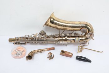C.G. Conn Saxophone W/ Original Case, Mouthpiece And Accessories