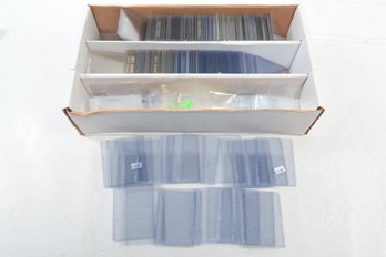 Near Two Row Box Full Of Lightly Used Standard Top Loaders With Few Hundred Penny Sleeves