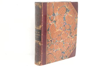 LEATHER BINDING Engravings 1829 Views Of Gentlemens Seats, Engravings Of Castles, Manisons, Estates, Etc.