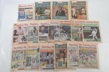 1980's Sporting Newsmagazine Lot Pete Rose Bo Jackson Don Mattingly Nolan Ryan Walter Payton