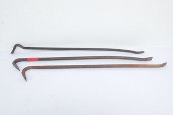 3pc Vintage Crowbar Lot