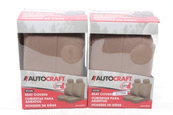 2 Autocraft Seat Covers