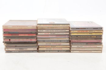 Country Music CD Lot Plus Movie Tracks Bad Boys Goodfellas Alan Jackson Kenny Chesney Hank Williams Plus