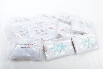 Lot Of  18 LoLo  Watch Hill Star Fish  Clutch Bags 8 X 5