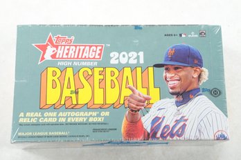 2021 Topps Heritage Baseball High End Sealed Box 24 Packs Bringing Back 1972
