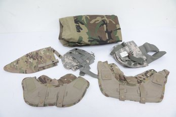 Tactical Vest Parts W/ Waterproof Camo Bivy Cover
