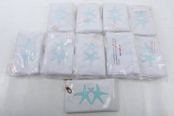 Lot Of  18 LoLo  Watch Hill Star Fish  Clutch Bags 8 X 5