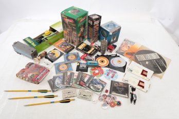 Huge Mixed Lot Record Collectible Tokens Foxwoods Play Station Games CDs Gold Stamp Envelopes & More.