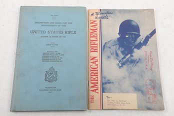 2 Guns Related American Rifleman  A Miniature Sample Issue Of The Magazine, Published By The NRA.