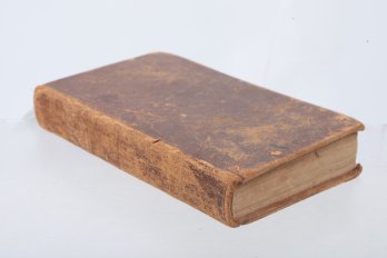 1832 Early American Illustrated Periodical: Leather Binding
