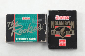 Sealed Sets 1987 Donruss The Rookie Graig Maddux  & 1992 Nolan Ryan Career Series Coca Cola Sealed Set