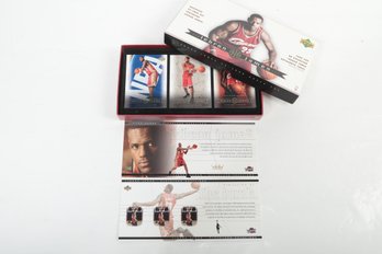 2003-04 Upper Deck LeBron James Exclusive Complete 32 Card Rookie Box Set Opened But Complete