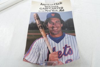 Lot Of 5 Posters Gary Carter Pete Rose Wally Joyner Sealed Vintage Killington Mountain WS Program Poster