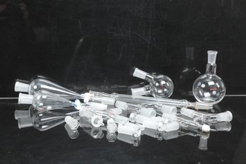 Lot Of Laboratory Glass Pieces