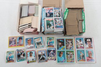 (3) Opened Boxes Of Baseball Cards Late 1980's & 1990 W/ Uncut Box Bottoms Nolan Ryan Cal Ripken Jr